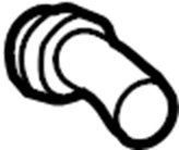View 9A110666500 Hose. Return line.  Full-Sized Product Image