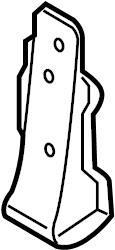 View 98150582501 Bumper Cover Support Rail (Upper, Lower) Full-Sized Product Image
