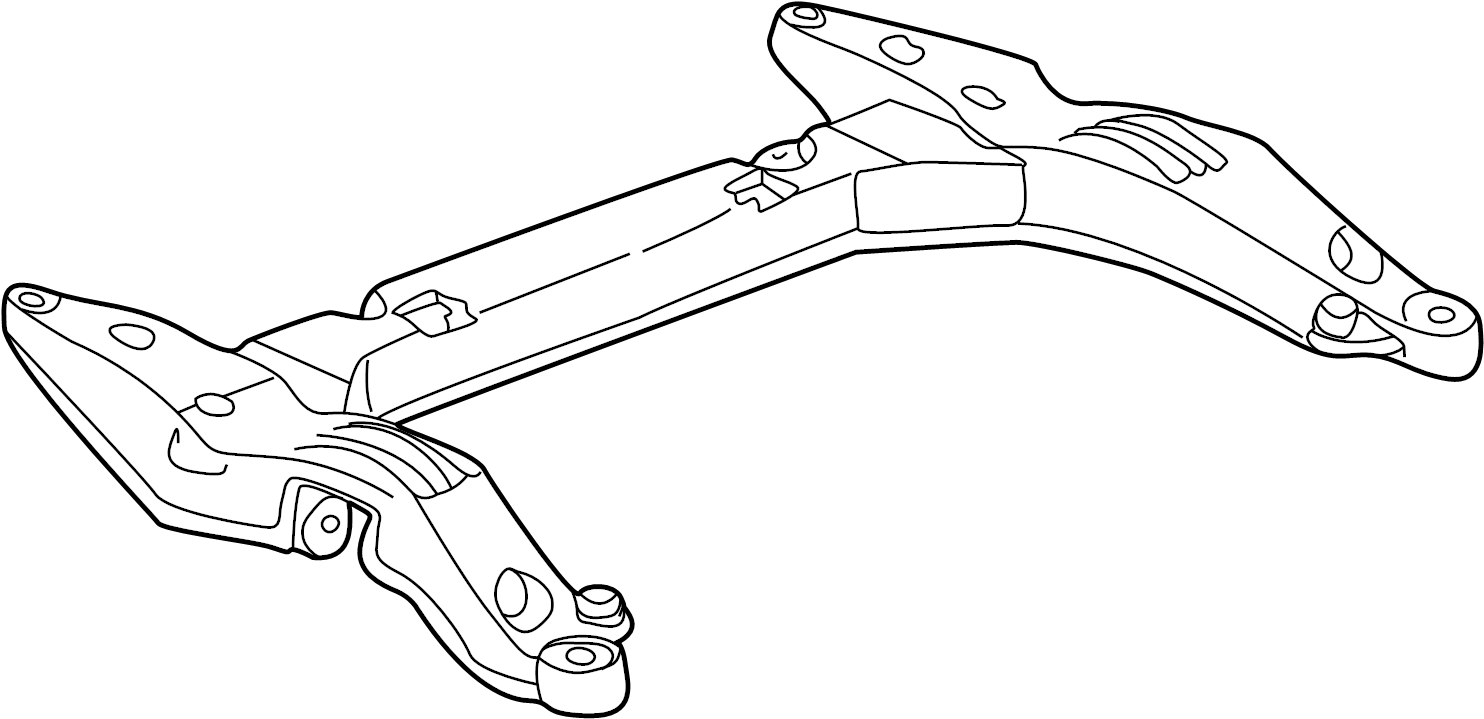 View 99634108105 Suspension Subframe Crossmember Full-Sized Product Image