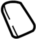 View 98656380301G2X HardTOP Trim. Trim plate.  Full-Sized Product Image
