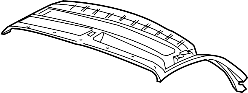 View 98656193302 Roof Bow (Front) Full-Sized Product Image