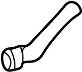 View 99610655202 Engine Coolant Hose. Engine Coolant Pipe.  Full-Sized Product Image