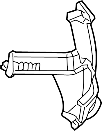 View 98650563201 Bumper Cover Support Rail (Upper, Lower) Full-Sized Product Image