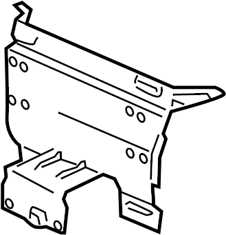 View 99664525501 Radio Amplifier Bracket Full-Sized Product Image