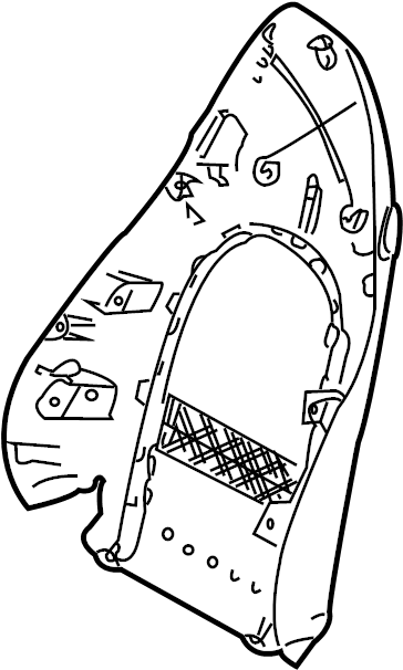 View 99652108301M30 Seat Back Panel (Rear) Full-Sized Product Image