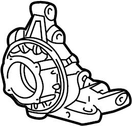 View 99633111205 Suspension Knuckle Full-Sized Product Image