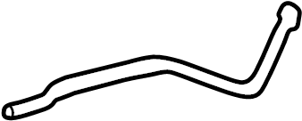 View 99610683603 HVAC Heater Hose (Front) Full-Sized Product Image