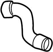 View 99610650156 Radiator Coolant Hose (Front, Rear, Lower) Full-Sized Product Image