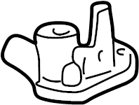 View 99611313152 Secondary Air Injection Pump Hose Adapter Full-Sized Product Image