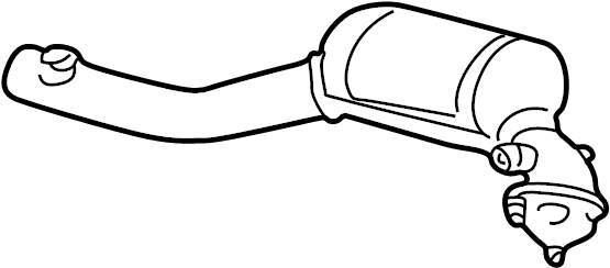 View 996113021CX Catalytic Converter Full-Sized Product Image