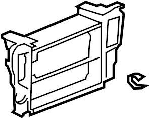 View 9965522311201C Instrument Panel Center Support Full-Sized Product Image
