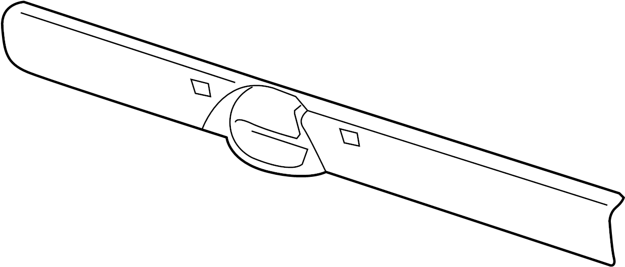 View 99655505904A12 Roof Opening Trim (Front) Full-Sized Product Image