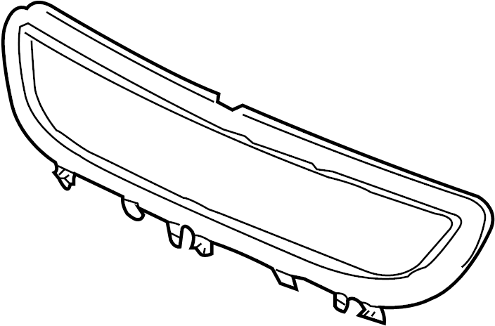 View 9975055410301C Grille (Lower) Full-Sized Product Image