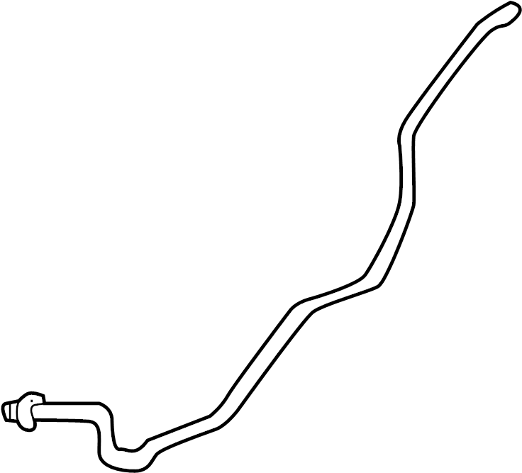 View 99757309508 A/C Refrigerant Suction Hose Full-Sized Product Image