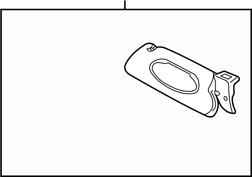 View 997731981015X6 Sun Visor Full-Sized Product Image