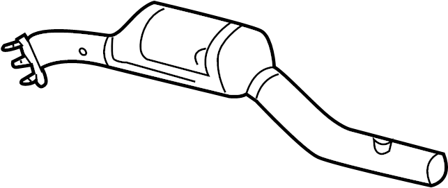View 997113034AX Catalytic Converter Full-Sized Product Image