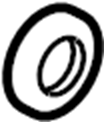 View 99992413130 Center bow spacer. Washer.  Full-Sized Product Image