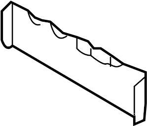 View 9975048648001C Rocker Panel Molding Cap (Front, Rear) Full-Sized Product Image