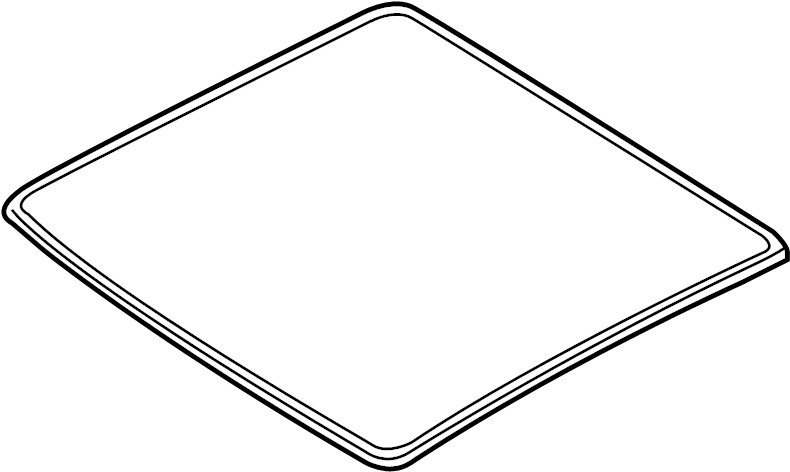 View 99756232901 Glass. Roof Panel. SunRoof. Top CPL. (Front, Rear) Full-Sized Product Image
