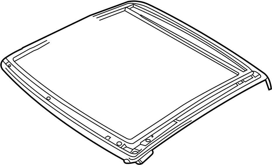 View 99656293302 Sunroof Frame Full-Sized Product Image