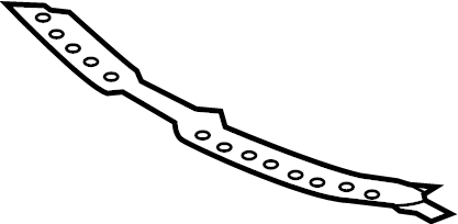 View 99150573900 Bumper Cover Support Rail (Upper) Full-Sized Product Image