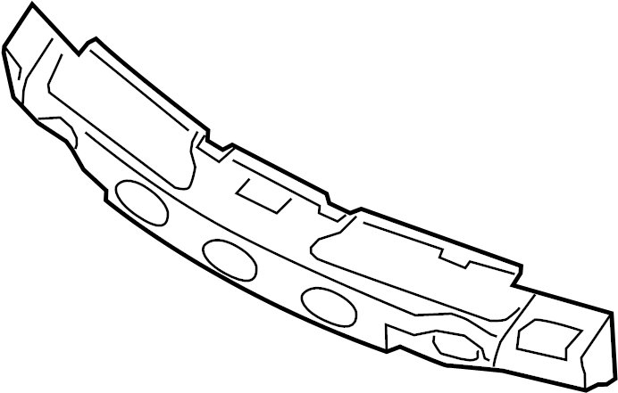View 99150577703 Bumper Impact Absorber Full-Sized Product Image
