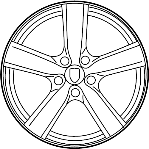 View 99136277201OB5 Wheel Full-Sized Product Image