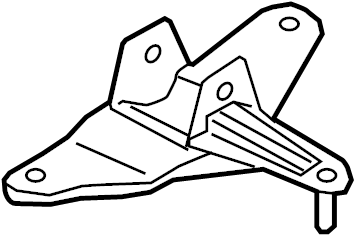 View 99137534303 Mount bracket. Support. Transmission BRACKET. (Rear) Full-Sized Product Image