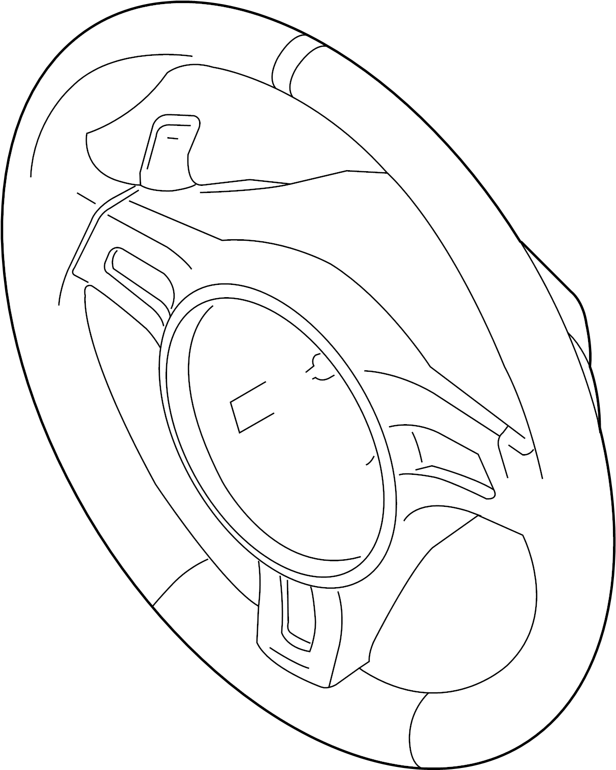 View 9P1419091FNRBA Steering Wheel Full-Sized Product Image