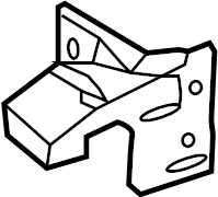 View 99156246400 Roll Bar Bracket (Upper) Full-Sized Product Image