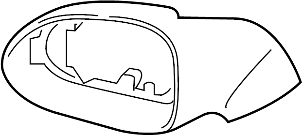 View 99173163200G2L Door Mirror Housing Full-Sized Product Image