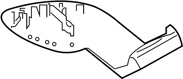 View 99173172900G2L Door Mirror Cover (Lower) Full-Sized Product Image