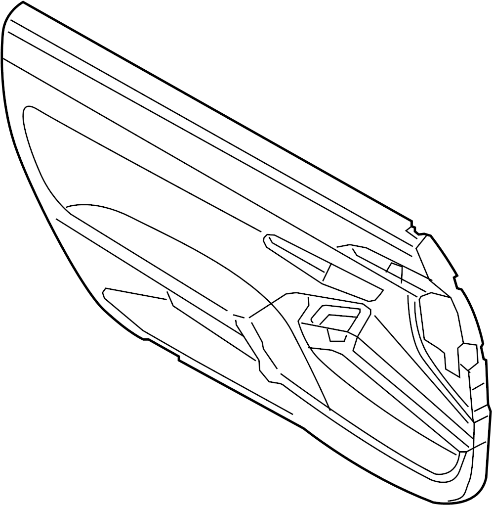 View 99155520407OV5 Door Interior Trim Panel Full-Sized Product Image