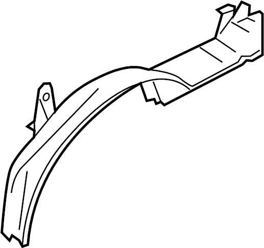 View 99150197391GRV Wheel Housing Side Panel (Upper) Full-Sized Product Image