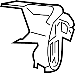 View 9P1615458F Brake Air Duct Full-Sized Product Image