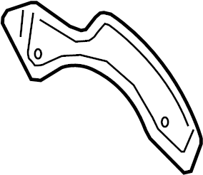 View 99135280180 COVER PANEL, WHEEL C. Cover plate. DUST SHIELD.  Full-Sized Product Image