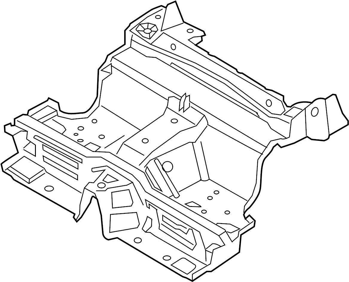 View 99150196191GRV Floor Pan (Rear) Full-Sized Product Image