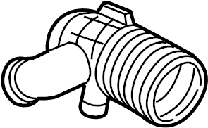 View 99111027002 Engine Air Intake Hose Full-Sized Product Image