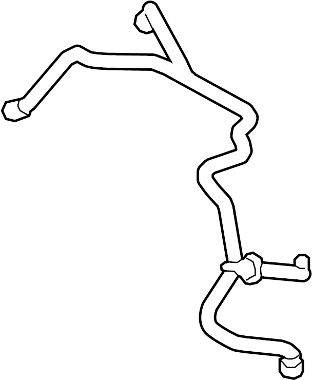 View 9A110750502 PCV Valve Hose Full-Sized Product Image