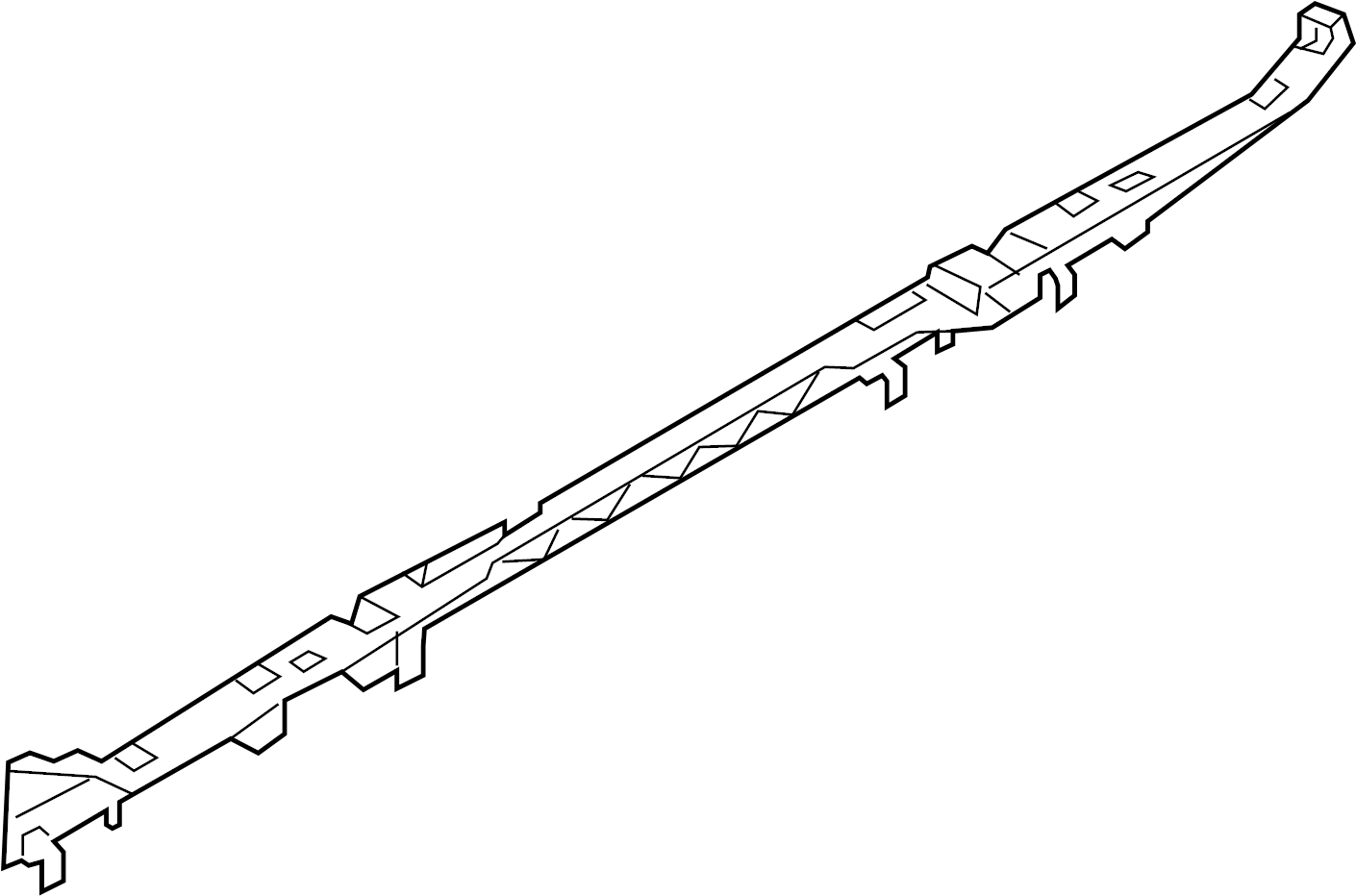 View 99155562002 Door Sill Plate Bracket (Front, Rear, Lower) Full-Sized Product Image