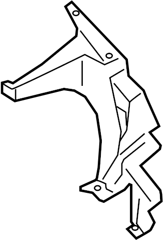 View 99150563290 Bumper Cover Support Rail (Upper, Lower) Full-Sized Product Image