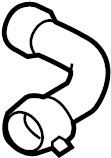 View 9A110651570 Engine Coolant Hose Full-Sized Product Image