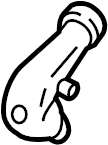 View 9P1145584A Turbocharger Inlet Hose Full-Sized Product Image