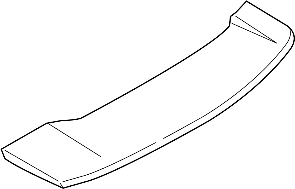View 99150498123G2X Spoiler (Rear) Full-Sized Product Image
