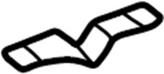 View 99662811000 Headlight Washer Hose Bracket Full-Sized Product Image