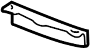 View 99650450302 Fender. Extension. Liner.  Full-Sized Product Image