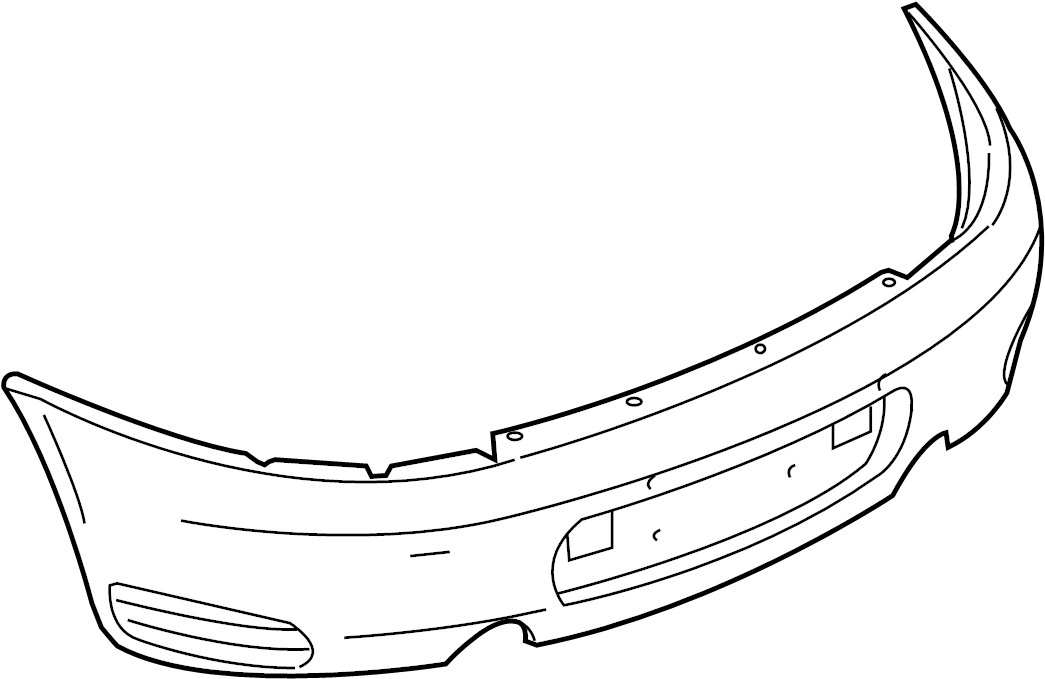 View 99650591105 Bumper Cover (Lower) Full-Sized Product Image