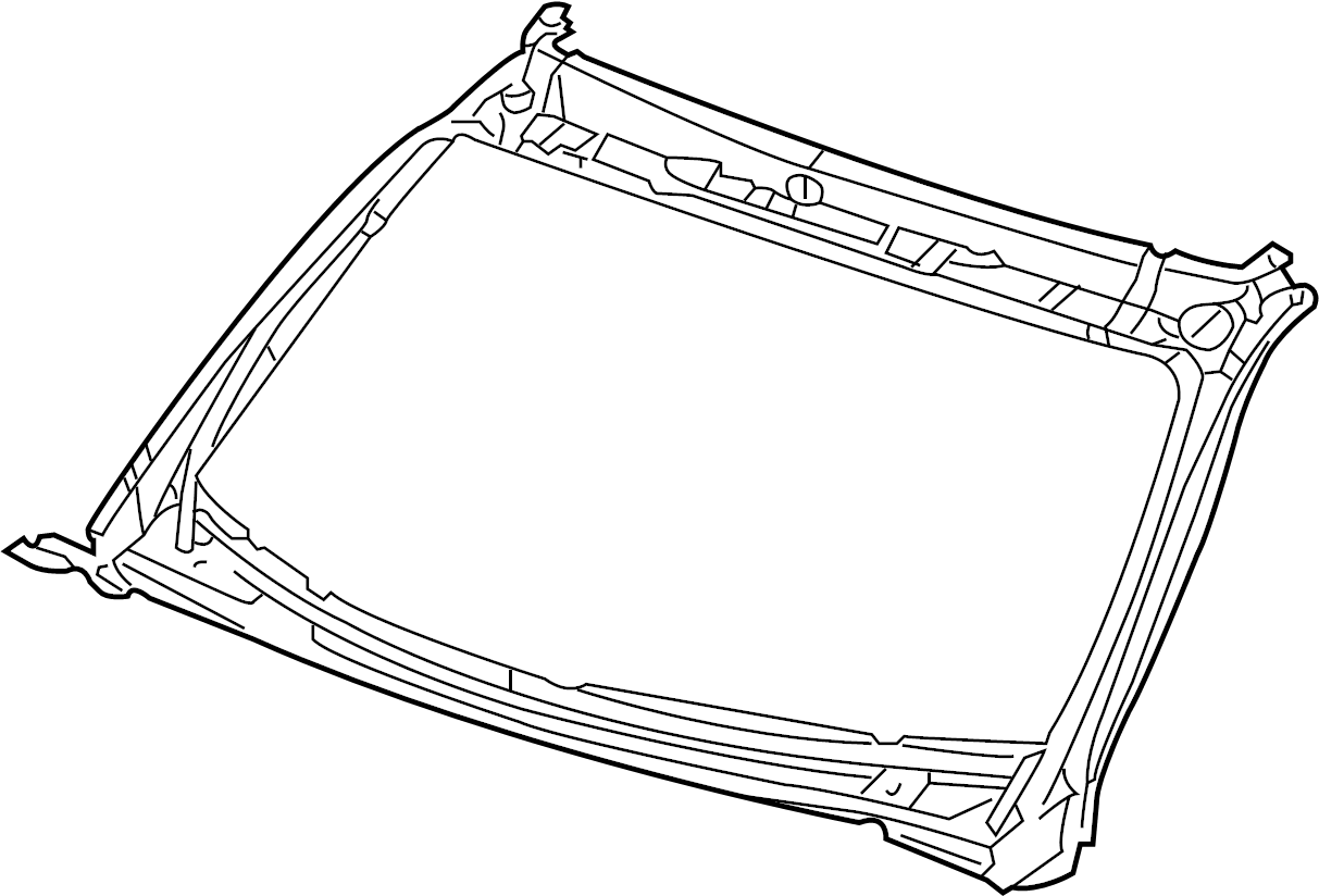 View 99650213704GRV Windshield Frame Full-Sized Product Image