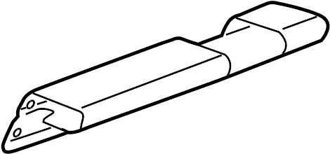 View 99655219101 Instrument Panel Knee Bolster (Lower) Full-Sized Product Image