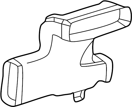 View 99657217100 Instrument Panel Air Duct Full-Sized Product Image